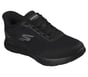 Skechers Slip-ins Waterproof: GO WALK Flex - Santiag, ZWART, full image number 3