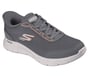 Skechers Slip-ins Waterproof: GO WALK Flex - Santiag, GRIS ANTHRACITE / ORANGE, full image number 3