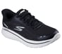 Skechers Slip-ins Relaxed Fit: GO WALK Arch Fit N-Joy - Nobend, BLACK / WHITE, full image number 3
