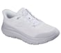 Skechers Slip-ins: GO WALK Max Cushioning - Zoltar, WHITE / GRAY, full image number 3