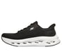 Skechers Slip-ins: Max Cushioning Glide-Step, BLACK / WHITE, full image number 4