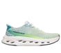 Skechers Slip-ins: Max Cushioning Glide-Step - Sapphire, WHITE / GREEN, full image number 0
