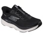 Skechers Slip-ins: Max Run, BLACK / WHITE, full image number 3
