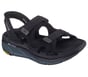 Skechers Slip-ins: Max Cushioning Premier 2.0 Sandal - Julian, BLACK / CHARCOAL, full image number 3