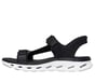 Skechers Slip-ins: GO WALK Glide-Step 2.0 Sandal - Mar, BLACK / WHITE, full image number 4