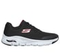 Skechers Arch Fit, BLACK / RED, full image number 0