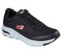 Skechers Arch Fit, BLACK / RED, full image number 4