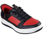 Skechers Slip-ins: Sport Court 92 - Distown, BLACK / RED, full image number 4
