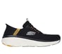 Skechers Slip-ins: D'Lux Walker 2.0 - Taurrel, CZARNY / ZOLTY, full image number 0