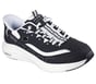 Skechers Slip-ins: Contour Foam - Cozy Fit D'Lites, BLACK / WHITE, full image number 3