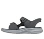Skechers Slip-ins: Contour Foam Sandal - Zayder, CHARCOAL/BLUE, full image number 4