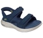 Skechers Slip-ins: Contour Foam Sandal - Zayder, NAVY / LIME, full image number 3