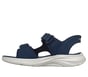 Skechers Slip-ins: Contour Foam Sandal - Zayder, NAVY / LIME, full image number 4