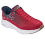 Skechers Slip-ins: Contour Foam - Cozy Fit America, RED / NAVY, full image number 3