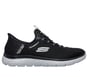 Skechers Slip-ins Waterproof: Summits - Corbos, BLACK / GRAY, full image number 0