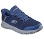 Skechers Slip-ins: Glide-Step - Zefyr, NAVY / ORANGE, full image number 1