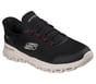 Skechers Slip-ins: Glide-Step - Remnynt, BLACK / RED, full image number 3