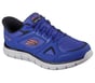 Skechers Slip-ins: Track - Ezral, BLUE  /  ORANGE, full image number 3