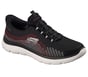 Skechers Slip-ins: Summits - Gyrow, NOIR / ROUGE, full image number 3