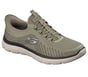 Skechers Slip-ins: Summits - Gyrow, OLIVE / NOIR, full image number 3