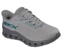Skechers Slip-ins: Arch Fit Glide-Step - Larzo, GRAY / CHARCOAL, full image number 3