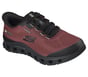 Skechers Slip-ins Waterproof: Glide-Step Pro - Chaching, BURGUNDY  /  BLACK, full image number 3