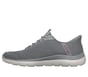 Skechers Slip-ins: Arch Fit Summits - Vorken, GRAY / RED, full image number 4