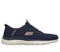 Skechers Slip-ins: Arch Fit Summits - Vorken, NAVY / ORANGE, full image number 0