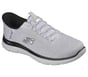 Skechers Slip-ins: Arch Fit Summits - Vorken, BLANC / NOIR, full image number 3