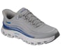 Skechers Slip-ins: Arch Fit Glide-Step Wave - Zanaro, GRAY / BLUE, full image number 3