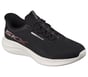 Skechers Slip-ins: Ultra Flex 4.0 - Swooner, BLACK / RED, full image number 3