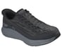 Skechers Slip-ins: Contour Foam - Cozy Fit Rain Club, BLACK / CHARCOAL, full image number 3