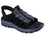 Skechers Slip-ins: Glide-Step Sandal - Ongoer, BLACK / CHARCOAL, full image number 3