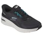 Skechers Slip-ins: Arch Fit 3.0 - Fiddow, BLACK / TEAL, full image number 3
