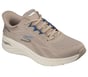 Skechers Slip-ins: Arch Fit 3.0 - Fiddow, TAUPE / BLUE, full image number 3