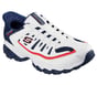 Skechers Slip-ins: After Burn - Old Liberty, WHITE / NAVY, full image number 3