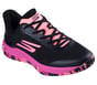 Skechers Viper Court Pro - Pickleball, BLACK / HOT PINK, full image number 3