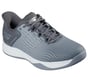 Skechers Slip-ins Relaxed Fit: Viper Court Reload, GRAY / CHARCOAL, full image number 3