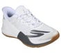 Skechers Slip-ins: Tennis Baseline Bully, WHITE / SILVER, full image number 3