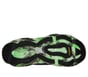 Skechers Slip-ins: Aero Burst - Glow in the Dark, BLACK / GREEN, full image number 2