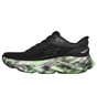 Skechers Slip-ins: Aero Burst - Glow in the Dark, BLACK / GREEN, full image number 4