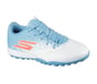 Skechers Razor 1.5 Jr Td TF, WHITE / TURQUOISE, full image number 3