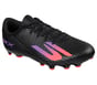 Skechers SKX_2 Club MG, ZWART / PURPER, full image number 3