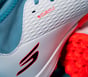 Skechers SKX_2 Jr High Youth TF, WHITE / TURQUOISE, full image number 5