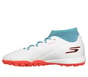 Skechers SKX_2 Jr High Youth TF, WHITE / TURQUOISE, full image number 4