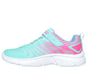 Skechers GO RUN 650 - Fierce Flash, AQUA / ROSE, full image number 4