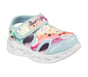 Heart Lights Sandal - Cutie Clouds, TURQUESA / MULTI, full image number 3