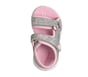 S-Lights: Heart Lights Sandal - Sugar Sparks, SILVER / PINK, full image number 1