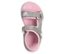 S-Lights: Heart Lights Sandal - Sugar Sparks, PRATEADO / ROSA, full image number 1