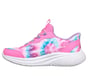 Skechers Slip-ins: Bounder Pro - Rainbow Rush, HOT PINK / MULTI, full image number 4
